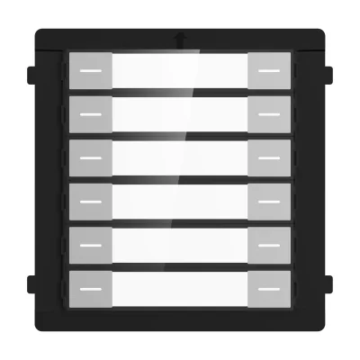 Modul etichetă nume pentru post exterior modular seria KD8 Pro HIKVISION DS-KD-K12, montaj aparent sau îngropat