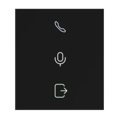 Modul indicator de stare pentru post exterior modular seria KD8 Pro HIKVISION DS-KD-IN, montaj aparent sau îngropat