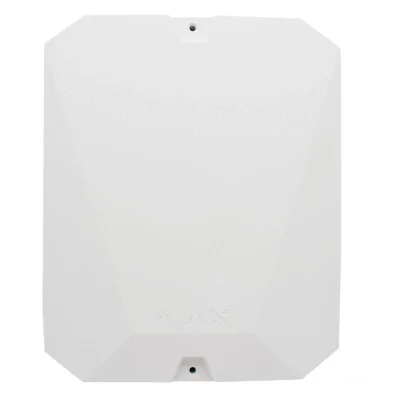 Modul integrare detectori cablati  cu suport 2EOL-3EOL, 18 zone, alb - AJAX; Preluare detectori cablati pentru integrare AJAX, setare facila prin aplicatia Android / iOS; Zone alarma: 18; Tip detectori: NO, NC (fara rezistor), EOL (NC cu rezistor), E