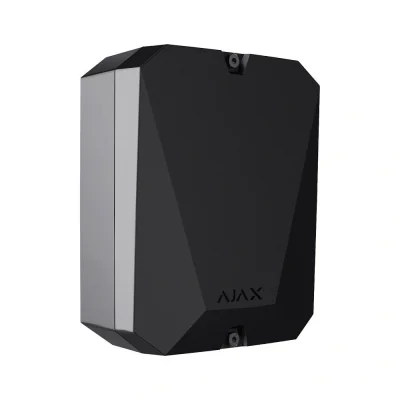 "Modul interconectare VHF, wirelesss, negru - AJAX; Preluare transmitatoare VHF pentru integrare in centrale AJAX, setare facila prin aplicatia Android / iOS; Iesiri alarma: 8 tip high / low potential, Tipuri alarma: 15, Verificare foto: NU; Mod oper