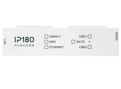 Modul internet fara antena pentru WiFi, utilizat pentru raportarea si conectarea la distanta la sistemele Paradox prin intermediul internetului, raportare la CMS-ul statiei centralei prin receptorul/convertorul Paradox IPC10, accepta pana la 3 recept