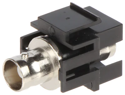 Modul Keystone adaptor BNC mamă - BNC mamă FX-BNC1, negru