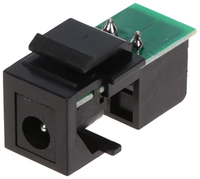 Modul Keystone mamă DC 2,1/5,5 mm DELTA NETWORK FX-G-55, negru