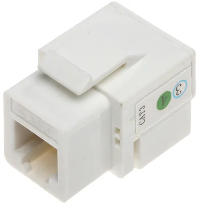Modul Keystone RJ11 mamă DELTA NETWORK FX-RJ11, alb