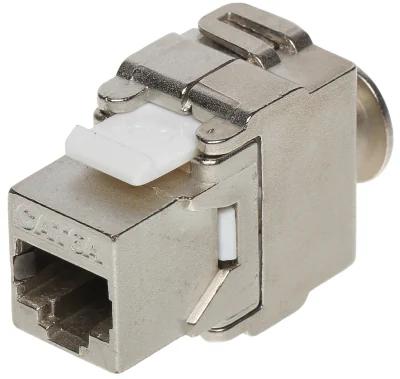 Modul Keystone RJ45 ecranat DELTA NETWORK FX-RJ45-6A-01, argintiu