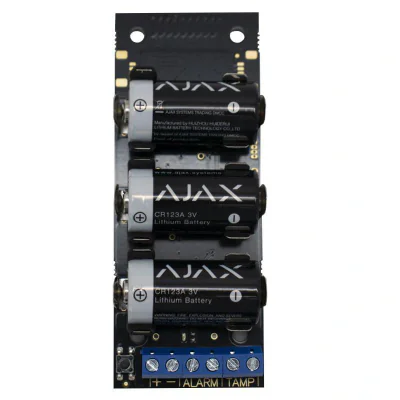 Modul receptor integrare detectori cablati in centrala AJAX - Preluare detectori cablati pentru integrare in centrale AJAX, setare facila prin aplicatia Android / iOS; Intrari alarma: 1, Intrari tamper: 1 NO-NC; Tipuri alarma: intrus, incendiu, urgen