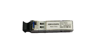Modul SFP din seria HK-SFP-1.25G, suporta Ethernet 1.25G, alimentare 3.3 VDC dintr-o singura sursa, in conformitate cu standardul ROHS, 2 conectoare LC, tip fibra SMF, duplex fiber, 9/125um, rata date 1250 Mbps, distanta 0-20 km, lungime de unda Tx13