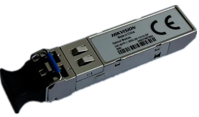 Modul SFP din seria HK-SFP-1.25G, suporta Ethernet 1.25G, alimentare 3.3 VDC dintr-o singura sursa, in conformitate cu standardul ROHS, 2 conectoare LC, tip fibra SMF, duplex fiber, 9/125um, rata date 1250 Mbps, distanta 0-20 km, lungime de unda Tx13