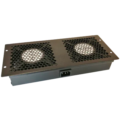 Modul ventilatie plafon 2 fan + cablu, interconectabil, pentru rack de podea - DATEUP "9801130741"