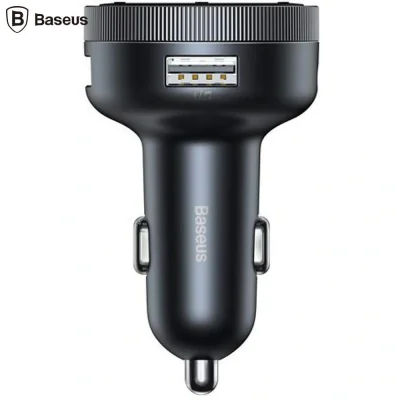 MODULATOR AUTO FM Baseus Enjoy,BT 5.0 frecventa 2.4Ghz, 2xUSB 5V/3.4A max, 12V-24V,frecv FM: 87,5-108.0MHZ, MP3/WAV/FLAC/APE/WMA, answer/reject/hang up/redial, bk "CCLH-01" -6953156206816