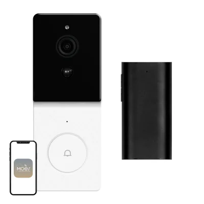 MOES WDB-TY-B20 Sonerie video Wi-Fi RF 433 MHz 1080p