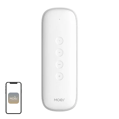 MOES ZR-SR-R01-WH Comutator pentru scenarii ZigBee, IP55 (alb)