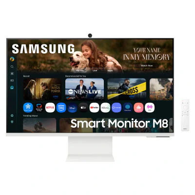 Monitor Samsung 32" LS32FM801UUXDU, Diagonal (inch): 32, Diagonal (cm): 81, Aspect ratio: 16:9, Panel: VA, Resolution: 3840x2160, Refresh Rate: 60Hz, Response time GtG: 4ms, Brightness (max): 400 cd/m², Contrast (static) : 3000:1, Viewing angle: 178/