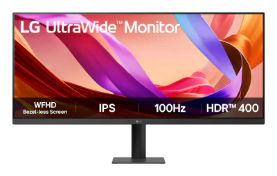 Monitor LG 34" 34U511A-B.AEU, Diagonal (inch): 34, Diagonal (cm): 86, Aspect ratio: 21:9, Panel: IPS, Resolution: 2560x1080, Refresh Rate: 100Hz, Response time GtG: 5ms, Brightness (max): 400 cd/m², Contrast (static) : 1000:1, Viewing angle: 178/178,