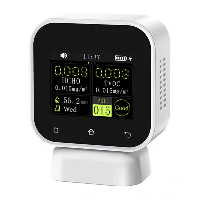Monitor 4-în-1 pentru calitatea aerului din interior Detector de formaldehidă cu ecran tactil FNIRSI SFD-02