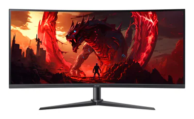 Acer NITRO XZ0 XZ340CUR X0, 86.4 cm (34"), 3440 x 1440 pixels, UltraWide Quad HD, LED, 1 ms, Black