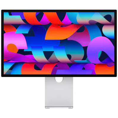 Monitor Apple Studio Display 27" 5K, sticlă nano-texture, suport reglabil pe înclinare și înălțime, Silver