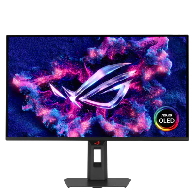 Monitor Asus 26.5" XG27AQDMES, Diagonal (inch): 26.5, Diagonal (cm): 67, Aspect ratio: 16:9, Panel: QD-OLED, Resolution: 2560x1440, Refresh Rate: 240Hz, Response time GtG: 0.03ms, Brightness (max): 400 cd/m², Contrast (static) : 1.5M:1, Viewing angle