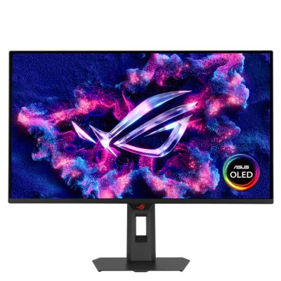 Monitor Asus 26.5" XG27AQDMES, Diagonal (inch): 26.5, Diagonal (cm): 67, Aspect ratio: 16:9, Panel: QD-OLED, Resolution: 2560x1440, Refresh Rate: 240Hz, Response time GtG: 0.03ms, Brightness (max): 400 cd/m², Contrast (static) : 1.5M:1, Viewing angle