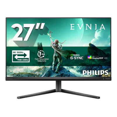 Monitor Consumer Philips Evnia 3000 27M2N3800A/00, 27", 3840 x 2160 pixeli, Black, 3 ani Garantie