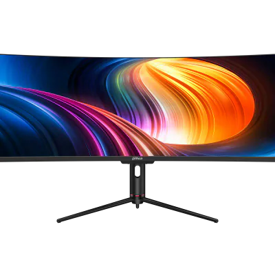 Monitor Dahua 49" DHI-LM49-EW410CA, Curvature: 1800R, Diagonal (inch): 49, Diagonal (cm): 124, Aspect ratio: 32:9, Panel: VA, Resolution: 5120x1440, Refresh Rate: 120Hz, Response time MPRT: 1ms, Brightness (max): 400 cd/m², Contrast (static) : 3000:1