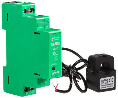 Monitor de energie electrică monofazat ZAMEL LEW-02, SUPLA
