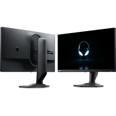 Monitor Dell Gaming Alienware 24.5" AW2524HF, 62.20 cm, Maximum preset resolution: DisplayPort: 920 x 1080 at 480 Hz (DSC enabled and visually lossless), 1920 x 1080 at 500 Hz (overclock at 500 Hz) (DSC enabled and visually lossless), HDMI port: 1920