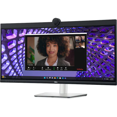 Monitor DELL P3424WEB, 34,1 inch, curbat, 21:9, 4K Ultra HD 3440 x 1440, IPS, 60 Hz, 8 ms