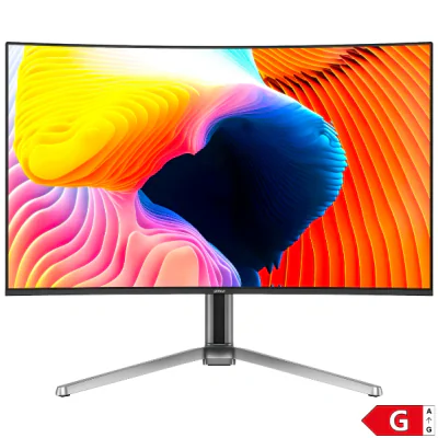 Monitor Gaming DAHUA LM32-GO43A, 31,5 inch, curbat, 4K Ultra HD, QD-OLED, 165 Hz, 0,03 ms, Grey