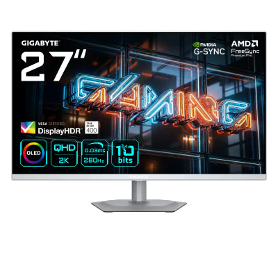 Monitor Gaming GIGABYTE MO27Q2A ICE, 27", 2560 x 1440 pixeli, Black