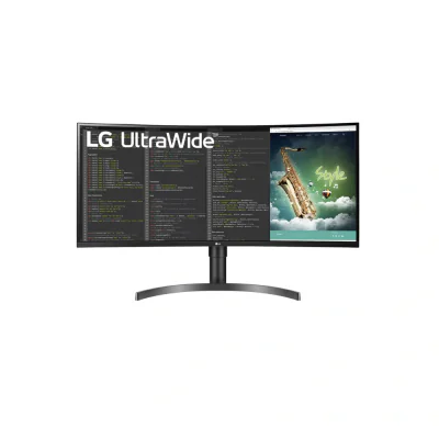 Monitor Gaming LG 35WN75CP-B.AEU, 35 inch, curbat, 21:9, 4K Ultra HD 3440 x 1440, VA, 100 Hz, 5 ms