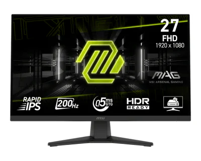 Monitor Gaming MSI MAG 272F, 27 inch, Full HD 1920 x 1080, Rapid IPS, 200 Hz, 0,5 ms