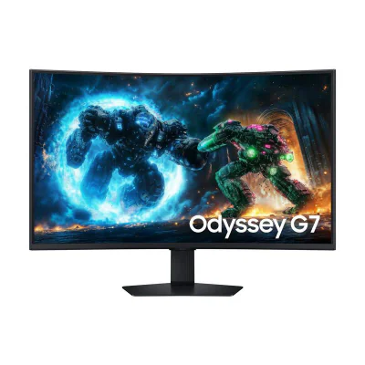 Monitor Gaming SAMSUNG G75F, 37 inch, curbat, 4K Ultra HD 3840 x 2160, VA, 165 Hz, 1 ms