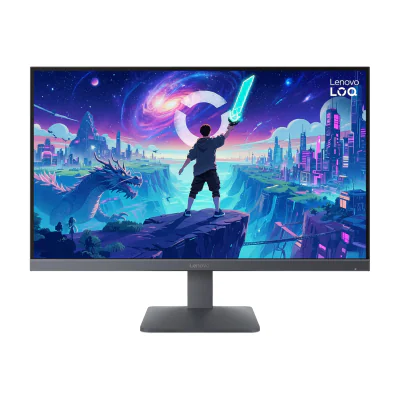 Monitor Gaming WLED IPS Lenovo LOQ 27Q-10, 27 inch, 2560 x 1440, 180 Hz, 0.5 ms, VESA Adaptive Sync, HDMI, DisplayPort, Lunar Grey