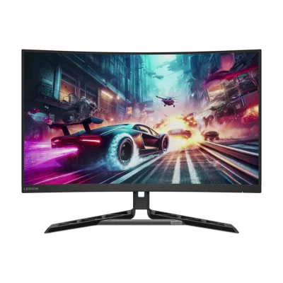 Monitor Gaming WLED VA Lenovo Legion R32qc-30, 32 inch, curbat, 2560 x 1440, 180 Hz, 0.5 ms, FreeSync, HDMI, DisplayPort, Raven Black