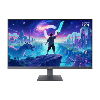 Monitor Gaming WLED VA Lenovo LOQ 32Q-10, 32 inch, 2560 x 1440, 180 Hz, 0.5 ms, VESA Adaptive Sync, HDMI, DisplayPort, Lunar Grey