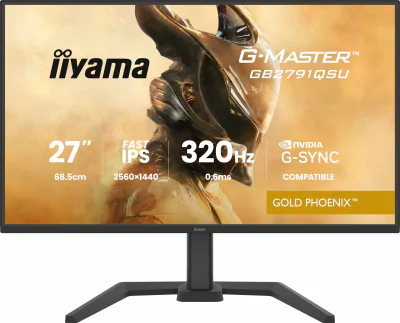 Monitor IIYAMA GB2791QSU-B1, 27 inch, Wide Quad HD 2560 x 1440, Fast IPS, 320 Hz
