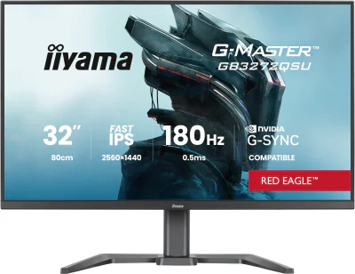 Monitor IIYAMA GB3272QSU-B1, 31,5 inch, Quad HD 2560 x 1440, Fast IPS, 180 Hz