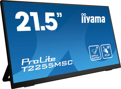 Monitor IIYAMA T2255MSC-B1, 21,5 inch, Full HD 1920 x 1080, IPS, 60 Hz, 5 ms