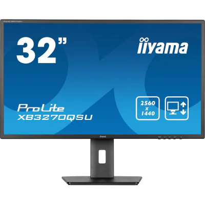 Monitor IIYAMA XB3270QSU-B1, 31,5 inch, Quad HD 2560 x 1440, IPS, 100 Hz, 3 ms