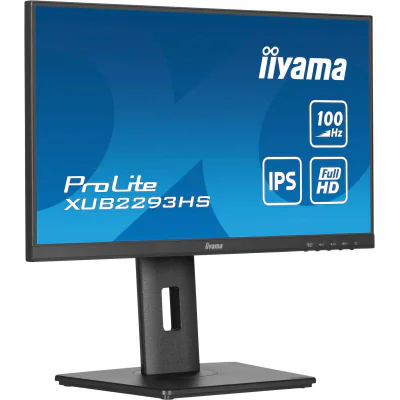 Monitor IIYAMA XUB2293HS-B6, 21,5 inch, Full HD 1920 x 1080, IPS, 100 Hz, 1 ms