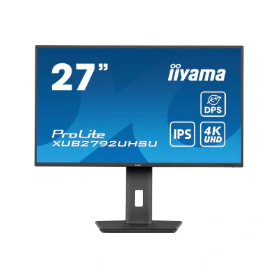 Monitor IIYAMA XUB2792UHSU-B6, 27 inch, 4K Ultra HD 3840 x 2160, IPS, 60 Hz, 4 ms