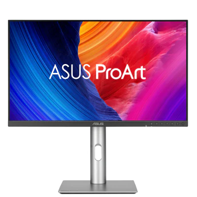 Monitor IPS LED ASUS 27" PA27JCV, 5120 x 2880, HDMI, DisplayPort, Boxe, Pivot (Negru/Argintiu) "90LM0AL0-B01K70"