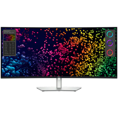 Monitor LED DELL UltraSharp U4025QW 40" Curved, 5120x2160, WUHD, 120Hz, IPS, 21:9, 1000:1, 450 cd/m2, 8ms/5ms, DP, HDMI, 2xTHB4, 3xUSB-C, 5xUSB-A, RJ-45, 2x 9W "U4025QW-05"