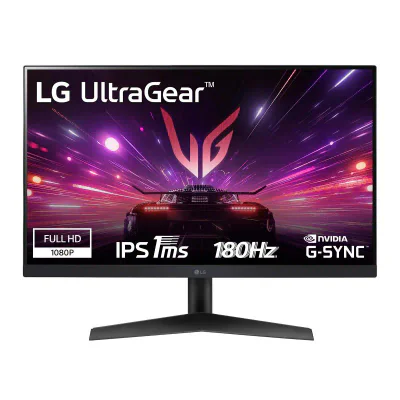 Monitor LG 23.8" 24GS60F-B.AEU, Diagonal (inch): 23.8, Diagonal (cm): 60, Aspect ratio: 16:9, Panel: IPS, Resolution: 1920x1080, Refresh Rate: 180Hz, Response time GtG: 1ms, Brightness (max): 300 cd/m², Contrast (static) : 1000:1, Viewing angle: 178/