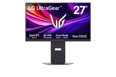 Monitor LG 27" 27G850A-B.AEU, Diagonal (inch): 27, Diagonal (cm): 68.47, Aspect ratio: 16:9, Panel: IPS, Resolution: 3840x2160, Refresh Rate: 240Hz, Response time GtG: 1ms, Brightness (max): 450 cd/m², Contrast (static) : 2000:1, Viewing angle: 178/1