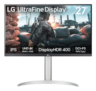 Monitor LG 27UP650K-W, 27 inch, 4K Ultra HD 3840 x 2160, IPS, 60 Hz, 5 ms
