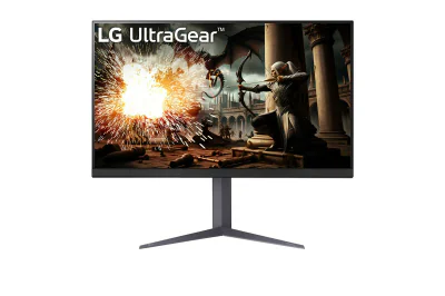 Monitor LG 31.5" 32GS75Q-B.AEU, Diagonal (inch): 31.5, Diagonal (cm): 80, Aspect ratio: 16:9, Panel: IPS, Resolution: 2560x1440, Refresh Rate: 180Hz, Response time GtG: 1ms, Brightness (max): 400 cd/m², Contrast (static) : 1200:1, Viewing angle: 178/