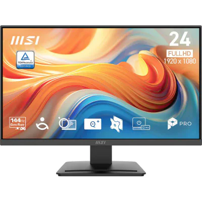 Monitor MSI 23.8" PRO MP241 E14V, Diagonal (inch): 23.8, Diagonal (cm): 60, Aspect ratio: 16:9, Panel: VA, Resolution: 1920x1080, Refresh Rate: 144Hz, Response time GtG: 4ms, Response time MPRT: 1ms, Brightness (max): 250 cd/m², Contrast (static) : 3
