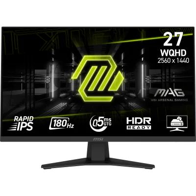 MSI MAG 274QF 27inch Rapid IPS WQHD 250cd/2 180Hz 1ms 2xHDMI2.0 DP